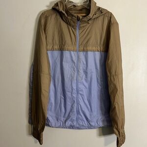 PrAna Jacket Size Small Whistler Windbreaker Lightweight‎ Hooded Colorblock